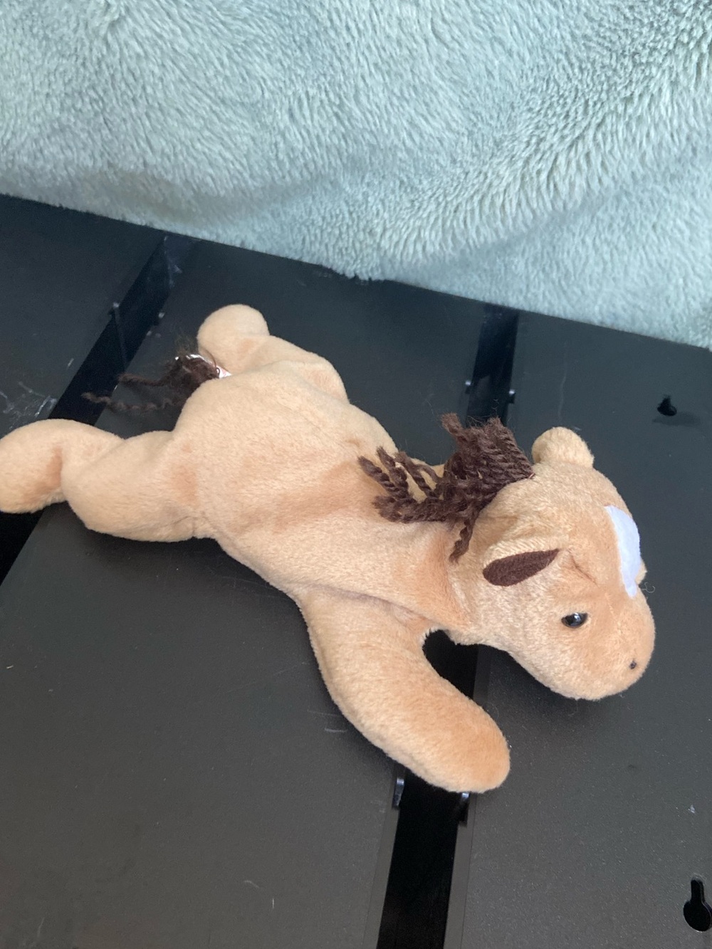 Ty Beanie Horse Derby Stuffed Animal - Light Brown